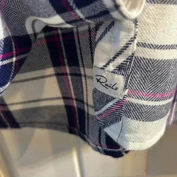 Rails Dylan cropped flannel shirt - Picture 4 of 5